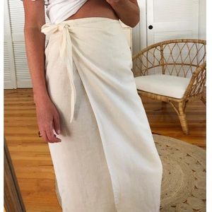 Emerson Fry Tie Skirt- Salt